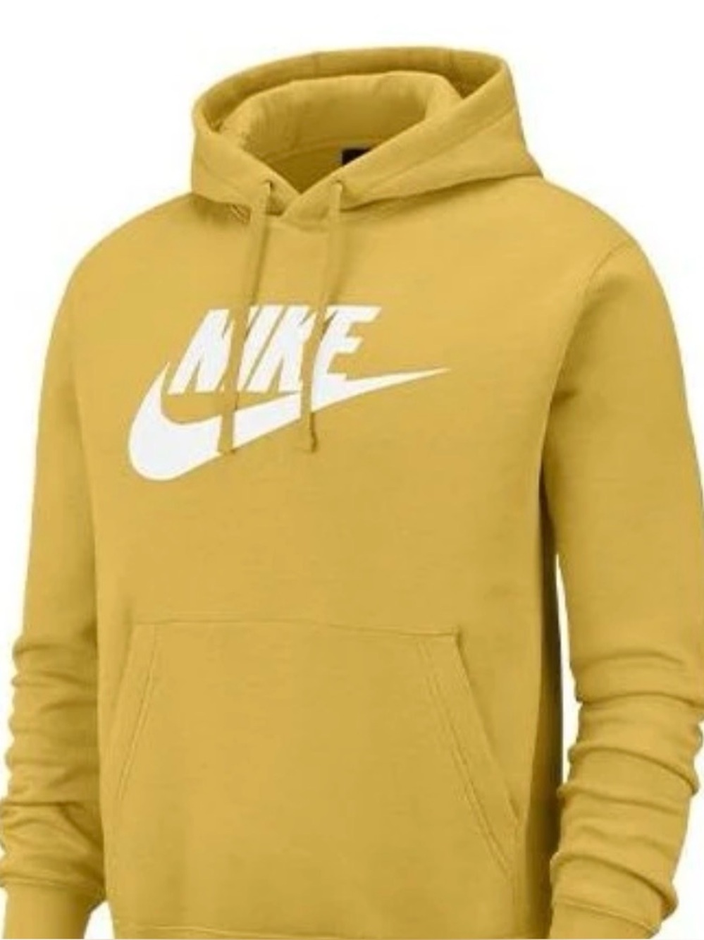 Nike Yellow Logo Hoodie